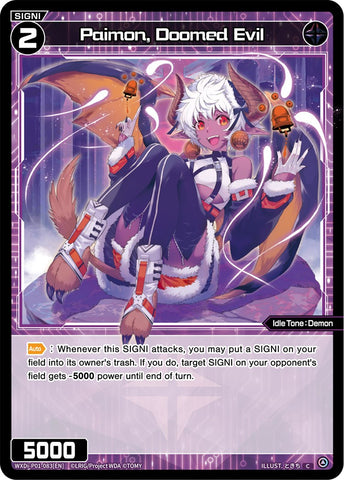 Paimon, Doomed Evil (WXDi-P01-083) [Glowing Diva]