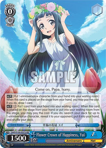 Flower Crown of Happiness, Yui [Sword Art Online Animation 10th Anniversary]