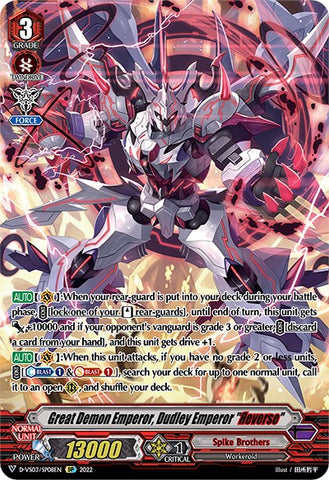 Great Demon Emperor, Dudley Emperor "Reverse" (D-VS03/SP08EN) [V Clan Collection Vol.3]