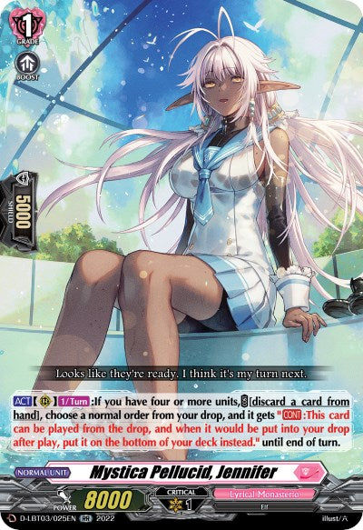 Mystica Pellucid, Jennifer (D-LBT03/025EN) [Lyrical Monasterio: Summertime Memories!]