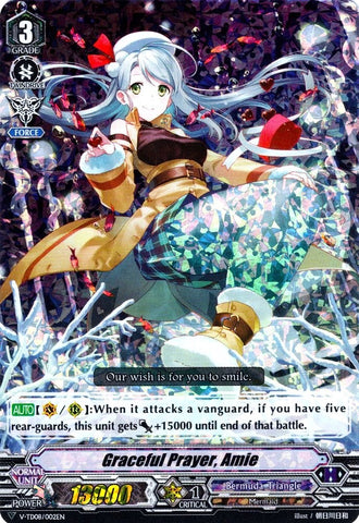 Graceful Prayer, Amie (Parallel Foil) (V-TD08/002EN) [Schokolade Melody]