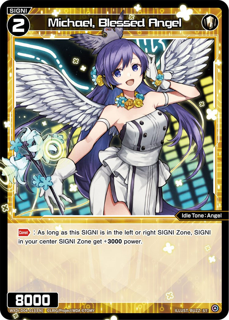 Michael, Blessed Angel (WXDi-D04-013) [Diva Debut Deck D04: WOLF LION LOVIT]