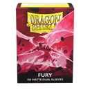 Dragon Shield: Standard 100ct Sleeves - Fury (Dual Matte)