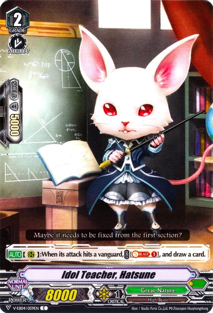 Idol Teacher, Hatsune (V-EB04/059EN) [The Answer of Truth]