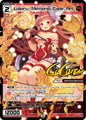 Lalaru//Memoria, Code: Art (Parallel Foil) (WXDi-P06-057P[EN]) [Welcome Back Diva: selector]