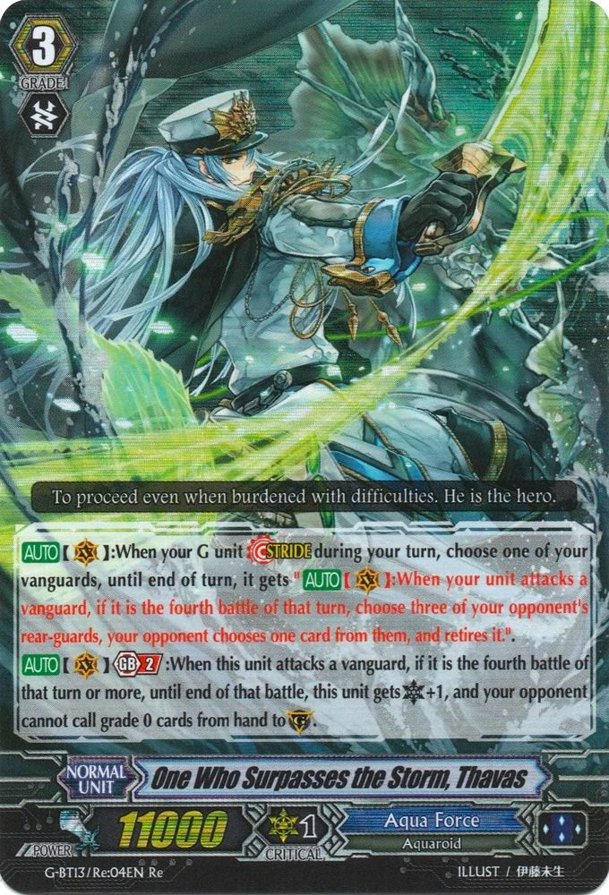 One Who Surpasses the Storm, Thavas (G-BT13/Re:04EN) [Ultimate Stride]