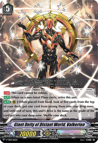 Giant Deity of Distant World, Valkerion (V-TD09/016EN) [Shinemon Nitta]