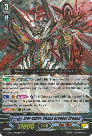 Star-vader, Chaos Breaker Dragon (G-RC01/008EN) [Revival Collection]