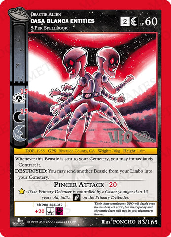 Casa Blanca Entities [Cryptid Nation: UFO First Edition Spoiler Pack]