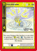 Static Snow Stone [Cryptid Nation: UFO First Edition Spoiler Pack]