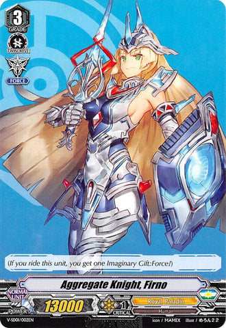 Aggregate Knight, Firno (V-SD01/002EN) [2018 Free Experience Deck "Royal Paladin"]