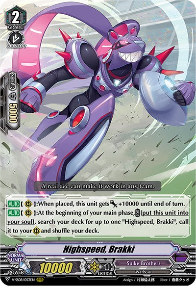 Highspeed, Brakki (V-SS08/053EN) [Clan Selection Plus Vol.2]
