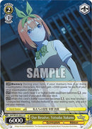 Our Resolve, Yotsuba Nakano (5HY/W101-E011 U) [The Quintessential Quintuplets Movie]