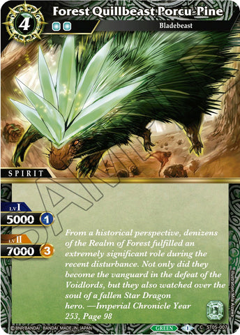 Forest Quillbeast Porcu-Pine (ST05-007) [Starter Deck 05: Verdant Wings]