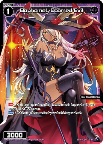 Baphomet, Doomed Evil (WXDi-EXD01-015[EN]) [Super Diva Deck: Urith's MIASMA]