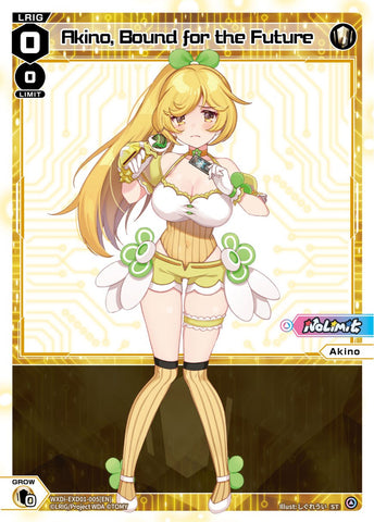 Akino, Bound for the Future (WXDi-EXD01-005[EN]) [Super Diva Deck: Urith's MIASMA]
