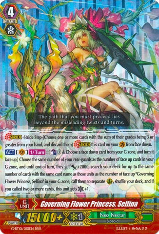 Governing Flower Princess, Selfina (G-BT10/010EN) [Raging Clash of the Blade Fangs]