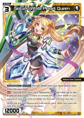 Saturn, White Planet Queen (WXDi-P11-TK01[EN]) [Reunion Diva]
