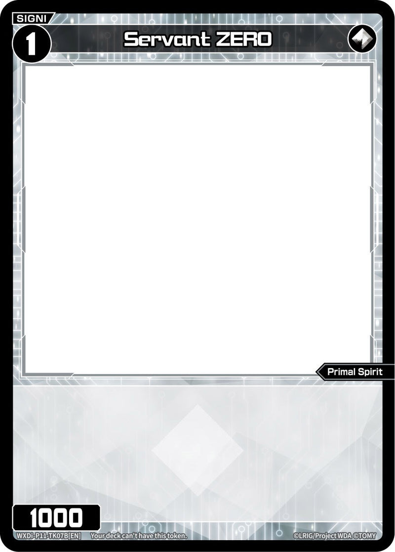 Myu // Servant ZERO (WXDi.P11-TK07A[EN] // WXDi-P11-TK07B[EN]) [Reunion Diva]