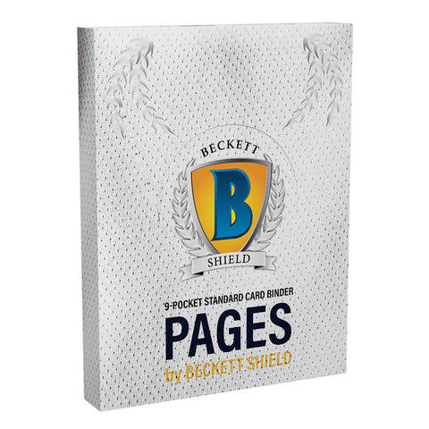 Beckett Shield: 9-Pocket Binder Pages (Standard) 5 for $3