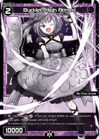 Buckler, High Armed (Parallel Foil) (WXDi-P05-083P) [Curiosity Diva]
