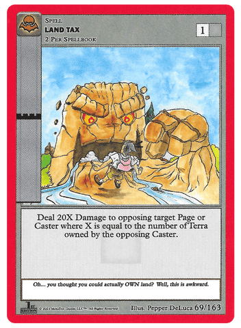 Land Tax [Cryptid Nation: Nightfall First Edition]