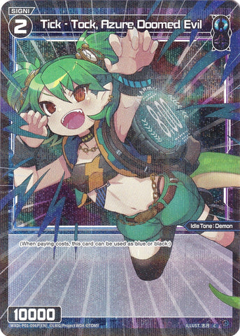 Tick - Tock, Azure Doomed Evil (Parallel Foil) (WXDi-P01-096P) [Glowing Diva]