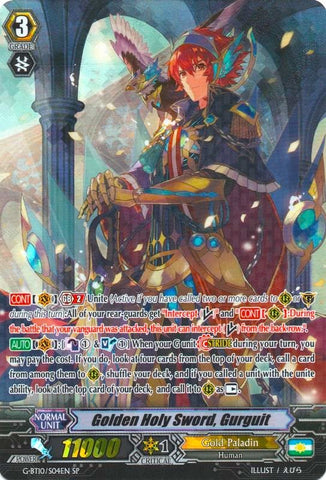 Golden Holy Sword, Gurguit (G-BT10/S04EN) [Raging Clash of the Blade Fangs]