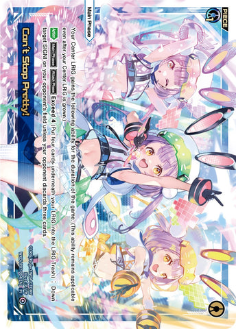 Can't Stop Pretty! (WXDi-P07-004[EN]) [Welcome Back Diva -Lostorage-]