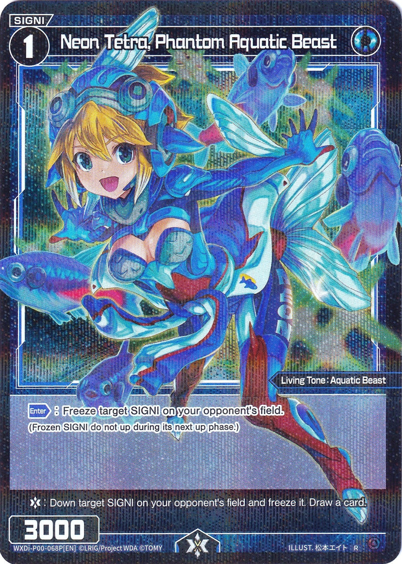 Neon Tetra, Phantom Aquatic Beast (Parallel Foil) (WXDi-P00-068P) [Interlude Diva]