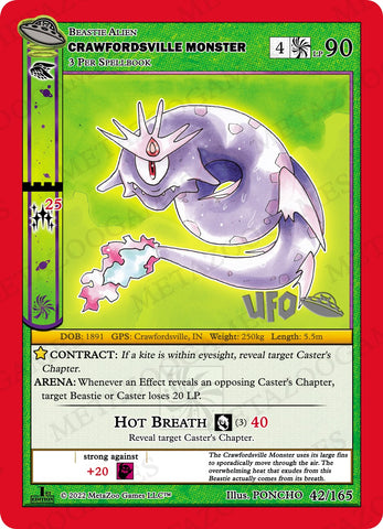 Crawfordsville Monster [Cryptid Nation: UFO First Edition Spoiler Pack]
