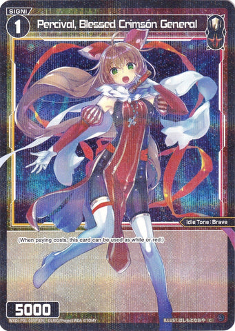 Percival, Blessed Crimson General (Parallel Foil) (WXDi-P01-089P) [Glowing Diva]