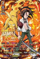 Fighting Together, Yoh Asakura (D-TB03/SSR01EN) [Shaman King]