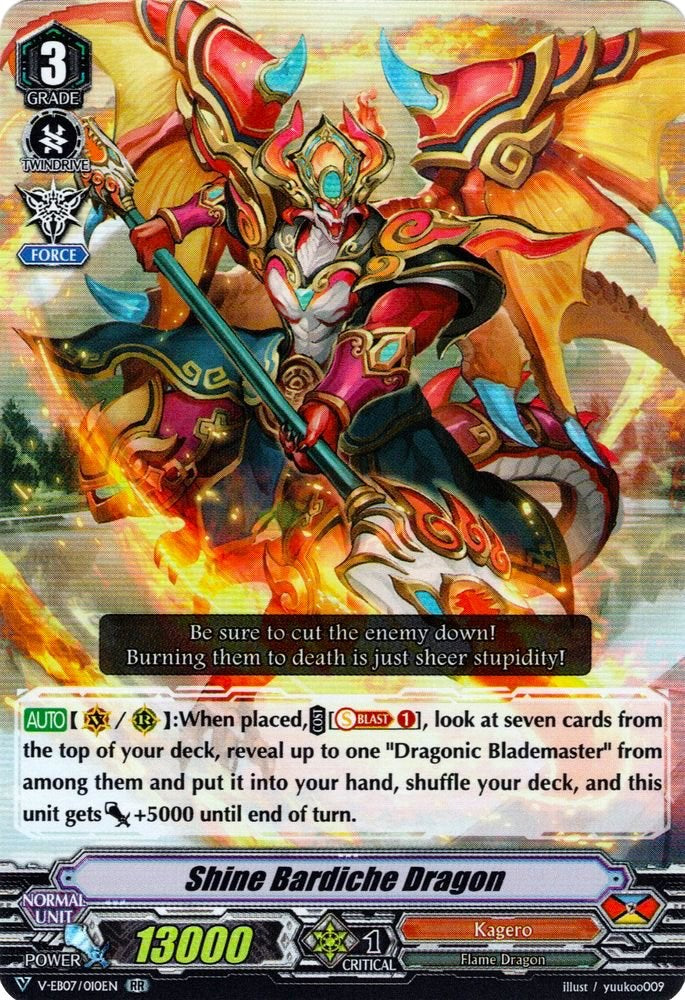 Shine Bardiche Dragon (V-EB07/010EN) [The Heroic Evolution]