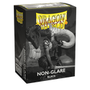 Dragon Shield: Standard 100ct Sleeves - Black (Non-Glare Matte)