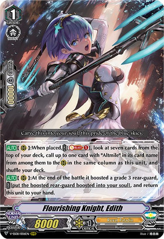 Flourishing Knight, Edith (V-SS08/006EN) [Clan Selection Plus Vol.2]