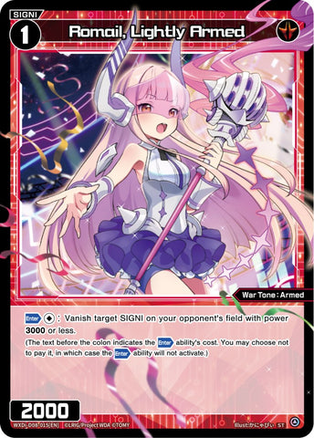 Romail, Lightly Armed (WXDi-D08-015[EN]) [Diva Debut Deck D08: White Hope]