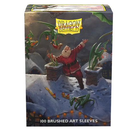 Dragon Shield: Standard 100ct Brushed Art Sleeves - Christmas (2023)