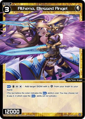 Athena, Blessed Angel (WXDi-D04-015) [Diva Debut Deck D04: WOLF LION LOVIT]