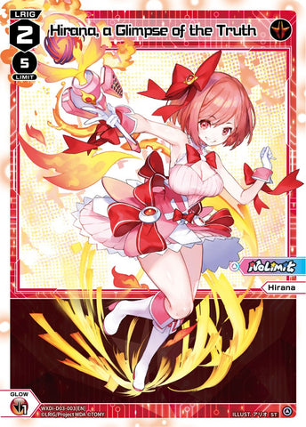 Hirana, a Glimpse of the Truth (WXDi-D03-003) [Diva Debut Deck D03: Rei Hirana Akino]