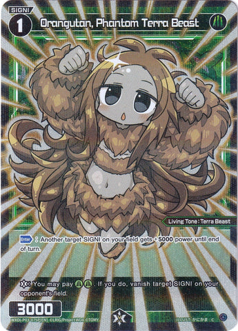 Orangutan, Phantom Terra Beast (Parallel Foil) (WXDi-P03-075P) [Standup Diva]