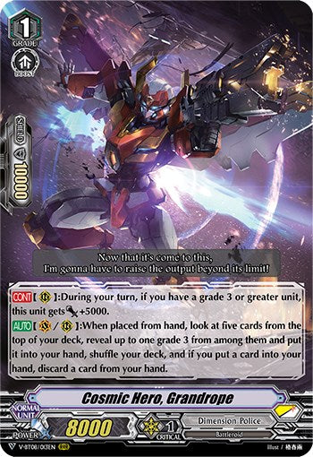Cosmic Hero, Grandrope (V-BT08/013EN RRR) [Silverdust Blaze]