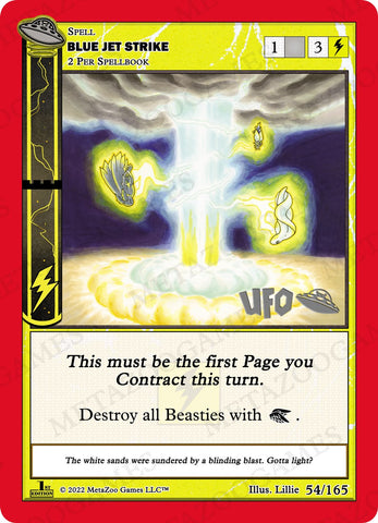 Blue Jet Strike [Cryptid Nation: UFO First Edition Spoiler Pack]