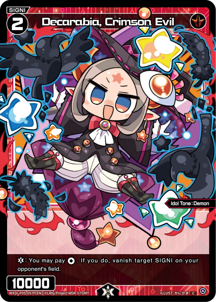 Decarabia, Crimson Evil (Parallel Foil) (WXDi-P05-057P) [Curiosity Diva]