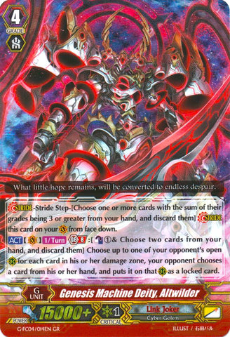 Genesis Machine Deity, Altwilder (G-FC04/014EN) [Fighters Collection 2017]