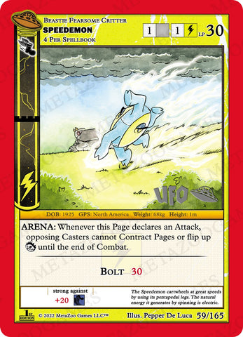 Speedemon [Cryptid Nation: UFO First Edition Spoiler Pack]